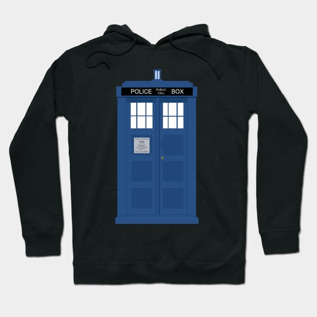 TARDIS Hoodie by TEEVERSE